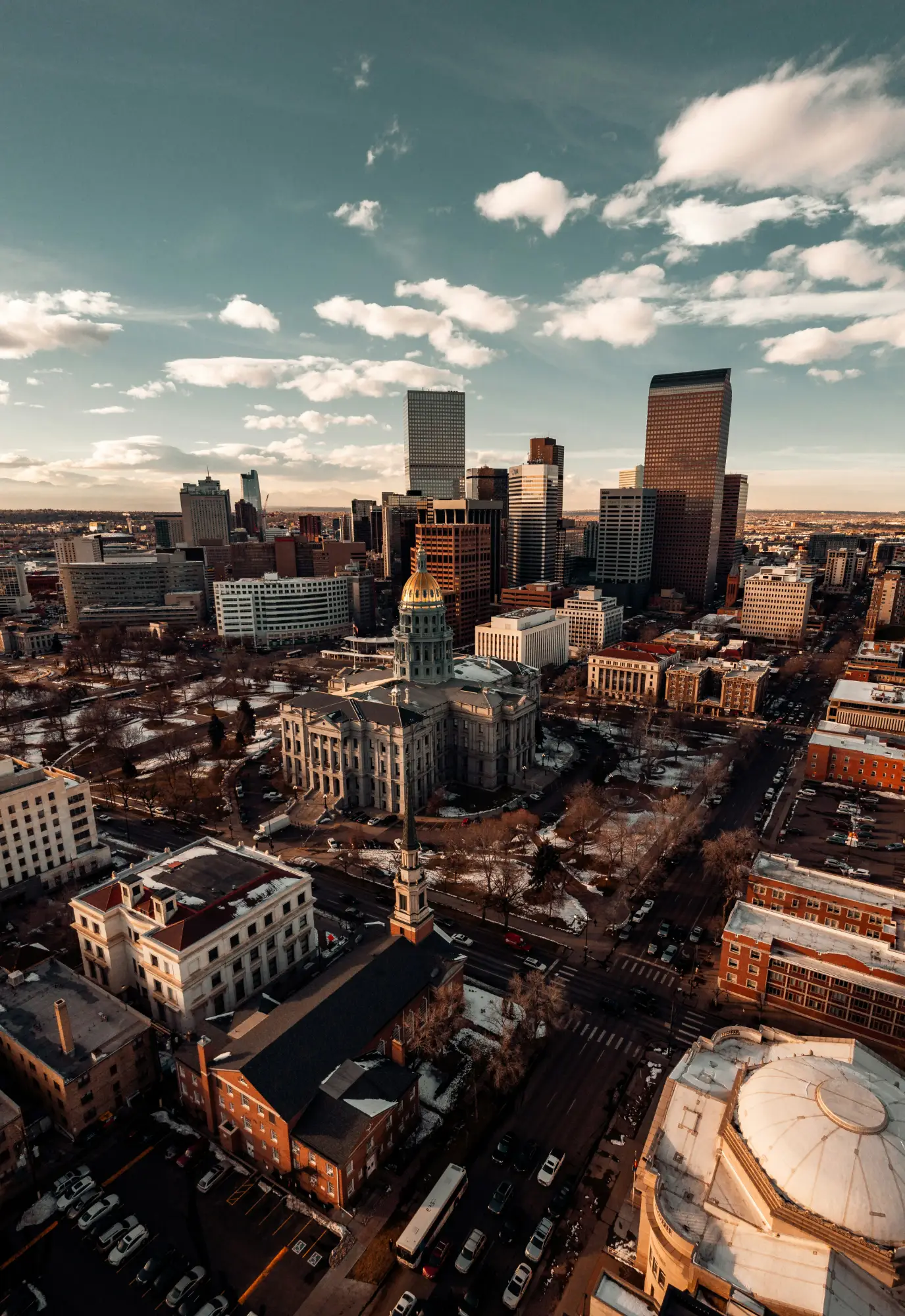 Denver skyline featuring city hall