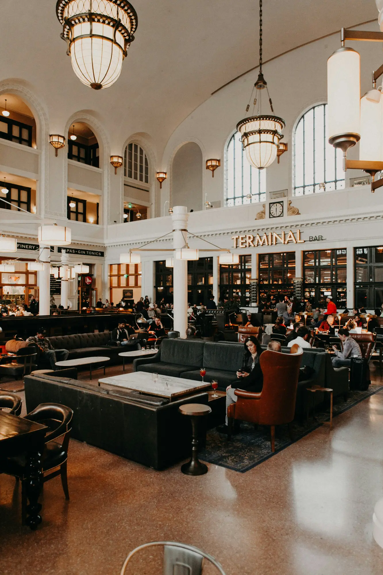 Union Station terminal interior in Denver, Colorado