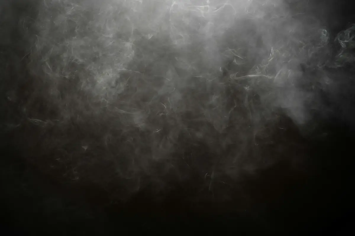 Abstract image of smoke, black and white
